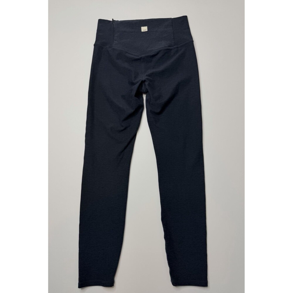Vuori Women's Blue Heathered Performance Leggings Small High Rise Activewear